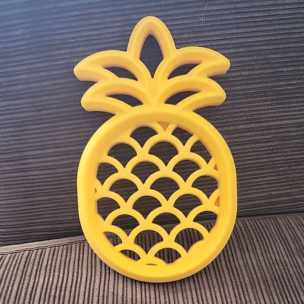 Itsy Ritzy Yellow Pineapple Teether